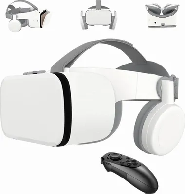 Produktbild von VR-Set Virtual Reality VR für Telefon, kabelloses Bluetooth-VR-Headset VR-Brille 110 ° FOV, unterstützt 4,7-6,2-Zoll-Handy, kompatibel für Android iOS