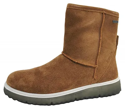 Image de Superfit LORA : Bottines pour filles, fermeture éclair, couleur marron, style décontracté
