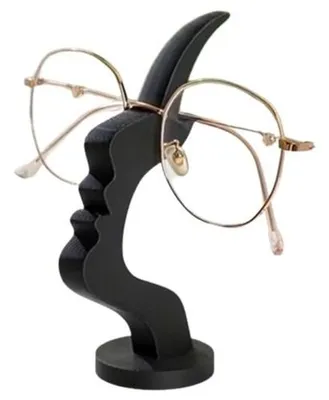 Produktbild von GKA Brillenhalter Brillenständer Gesicht Schwarz elegante Brillenablage Ständer für Brille