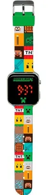 Immagine prodotto di Minecraft LED Watch for Kids, Adjustable Strap, Water-Resistant
