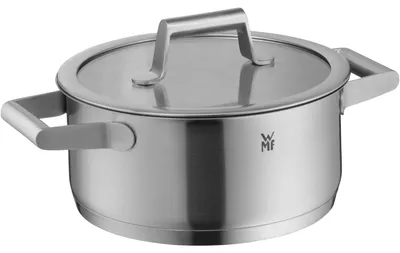 Produktbild von WMF Comfort Line Kochtopf klein 20cm, Glasdeckel, Bratentopf Induktion 2,5l, Cro