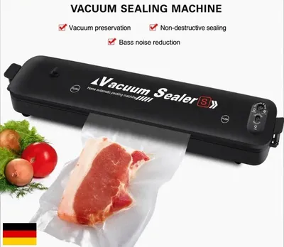 Produktbild von Vakuumiergerät Automatisch für Lebensmittel – Tragbar, Dual-Modus, inkl. 10 Vakuumbeutel