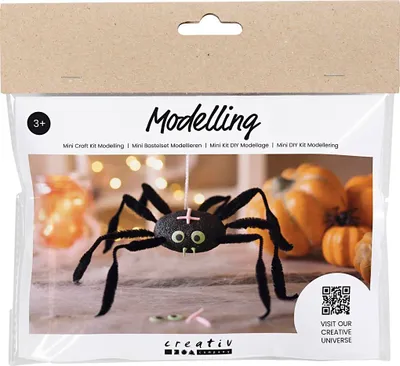 Produktbild von Creativ Company Mini-Hobby-Set Bildhauerei, Spinne, 1 Box