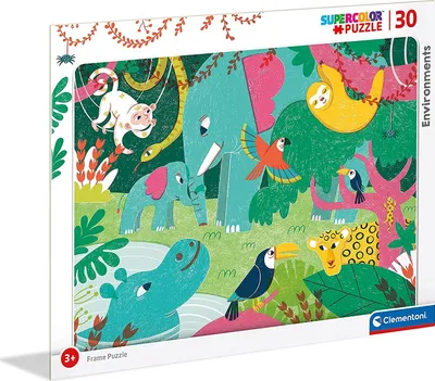 Obrázok produktu pre CLEMENTONI Puzzle Život v džungli 30 dielikov