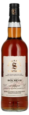 Image de Signatory Vintage 100 Proof Edition BEN NEVIS 10 Years Old Single Malt #80 2015 57,1% Vol. 0,7l