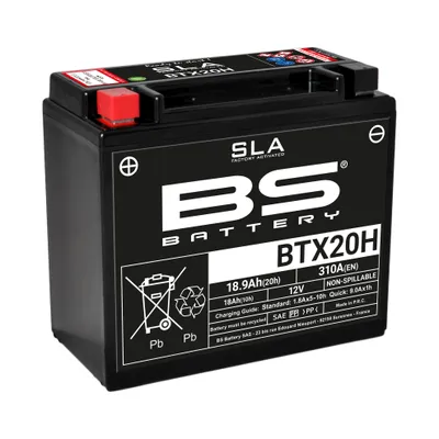 Zdjęcie produktu dla BS BATTERY SLA Akumulator bezobsługowy aktywowany fabrycznie - BTX20H