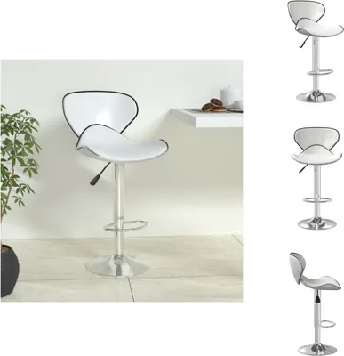 Produktbild von vidaXL Barhocker Weiß Kunstleder -  Barhocker
