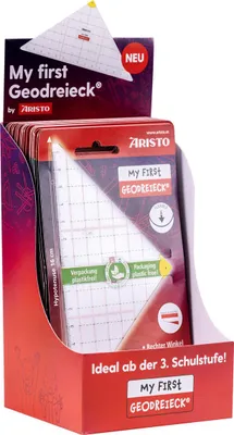 Produktbild von Aristo Geodreieckdisplay AR1551 My First Geodreieck 30 Stück