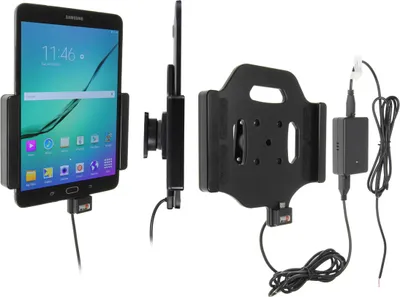 Produktbild von Brodit Gerätehalter 513781 mit Ladefunktion - für Tablets - Samsung Galaxy Tab S2 8.0 SM-T713 /SM-T719, Samsung Galaxy Tab S2 8.0 SM-T713