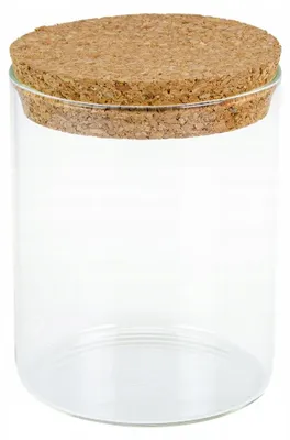 Obrázek produktu pro rKonik Skleněná lahvička 80x100mm s korkem 400ml