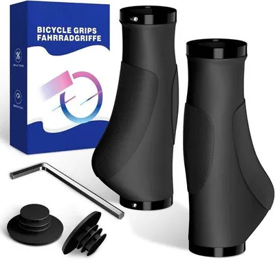 Produktbild von Famanu Fahrradgriffe Antirutsch Gummi 22,2 mm für E-Bike Trekkingrad und Mountainbike