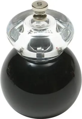 Obrázok produktu pre mlynček na soľ 11 cm, čierny, Maxwell and Williams