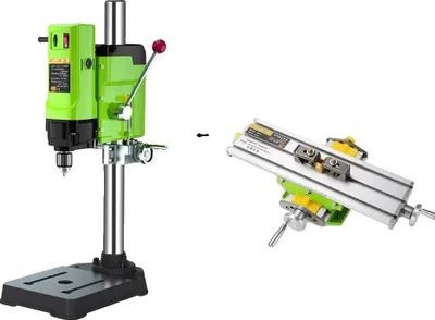 Produktbild von 6-Gang Bohrmaschine, 1200W Tischbohrmaschine für die Heimwerkstatt, Holz- und Metallbohren, BG5157 BG6330