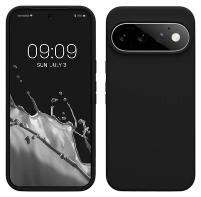 Produktbild von kwmobile Handyhülle für Google Pixel 11 Pro XL Hülle - Case Silikon - Kabelloses Laden - Schutzhülle Cover in Schwarz