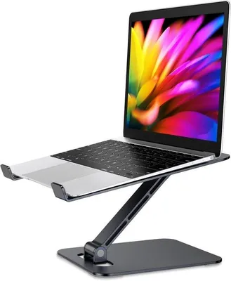 Produktbild von Famanu Laptopständer höhenverstellbar bis 100 cm - ideal für Büro, Bühne oder DJ-Studio