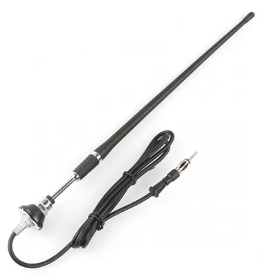 Produktbild von AM / FM Universal-Antennenstab mit Kabel in Schwarz ca. 40 cm