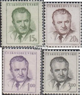 Produktbild von Briefmarken Tschechoslowakei 1953 Mi 808-811 (kompl.Ausg.) postfrisch Gottwald
