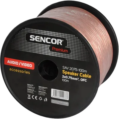 Obrázok produktu pre SENCOR SAV 2075-100 Reproduktorový kábel 2 x 0,75 mm