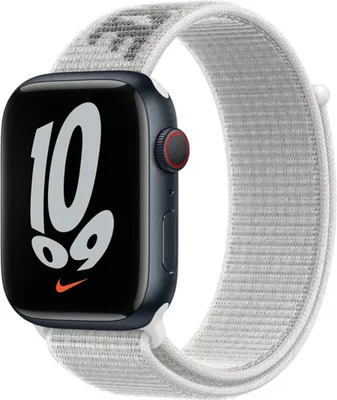 Productafbeelding van Apple Nike Sport Loop Band voor de Apple Watch | 38/40/41/42 mm - Black And White