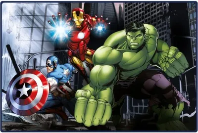 Produktbild von Avengers Kinderteppich 80x120 cm – Rutschfest & waschbar