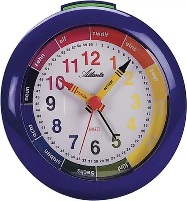 Obrázok produktu pre Atlanta Kinderwecker mit Lernzifferblatt Analog - 1265 (Blau)