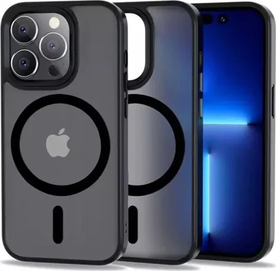 Produktbild von Tech-Protect Magmat Magsafe Iphone 12 Pro Max Mattschwarz