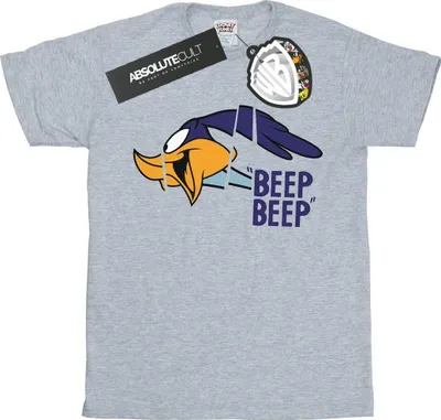 Obrázok produktu pre Looney Tunes - Tričko "Beep Beep" pre dievčatá BI23871 (152-158) (sivé)