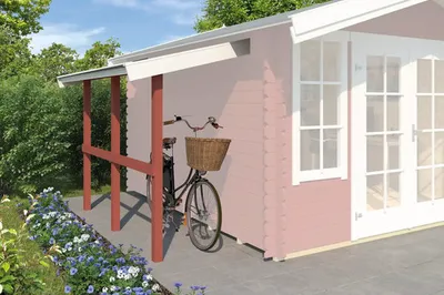 Produktbild von Schleppdach Outdoor Life 90 x 220 cm schwedenrot