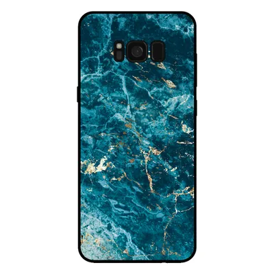 Obrázok produktu pre Smartphonica Puzdro na telefón pre Samsung Galaxy S8 Plus s mramorovou potlačou - Zadný kryt z TPU s mramorovým dizajnom - Blue