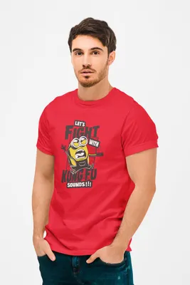 Produktbild von D&B Uni Polo MO00033_Minions_Rot-Größe 2XL