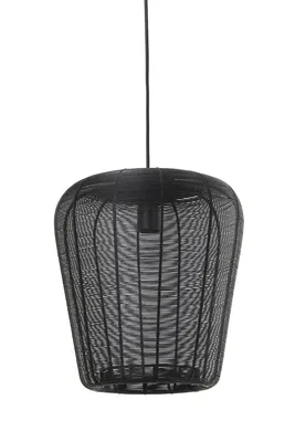 Produktbild von Light & Living - Hängeleuchte Adeta - Schwarz - Ø31cm Hängelampe - Esstischlampe - Wohnzimmerlampe - Schlafzimmerlampe - Wohnzimmer