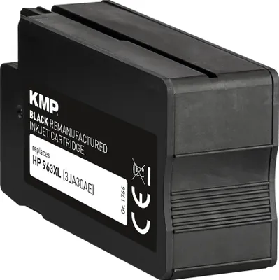Produktbild von KMP GOLD Tintenpatrone passend für HP 963XL Black 3JA30AE mit OEM-Parts und Chip