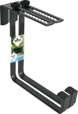 Image de elho barcelona porte-boîte de balcon métal - gris anthracite