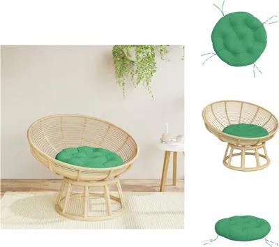Immagine prodotto di vidaXL Cuscino rotondo verde Ø 60 x 11 cm Tessuto Oxford -  Cuscino per seduta