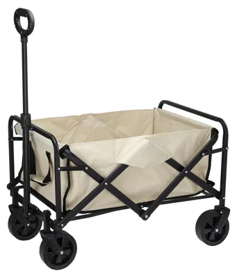 Faltbarer Bollerwagen Transportwagen Handwagen Gartenwagen mit Stahlrahmen