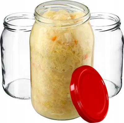 Zdjęcie produktu dla Słoiki do przetworów KADAX 900 ml, słoiki do przetworów, słoiki do przetworów z zakręcanymi pokrywkami, słoiki do przetworów mogą być używane jako słoiki na dżem, słoiki do przechowywania, słoiki do konserw (8 sztuk, czerwone)