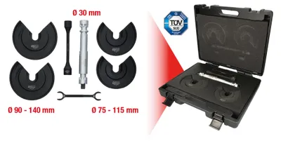 Produktbild von KS Tools Universal-Teleskop-Centerspanner-Satz für innenliegende Federn, 9-tlg