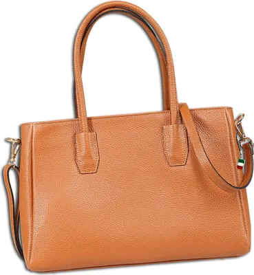 Produktbild von Florence Leder Tasche Damen Handtasche braun 12x35x24cm OTF177N2