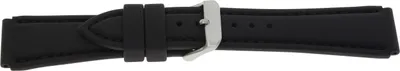 Produktbild von SELVA Silikonband 20 mm schwarz mit schwarzer Naht