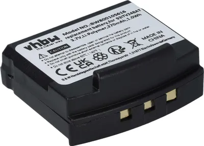 Zdjęcie produktu dla bateria vhbw kompatybilna z bezprzewodowymi słuchawkami Amplicomms TV2410, TV2510, TV2400, TV2500 (270 mAh, 3,7 V, Li-Polymer)