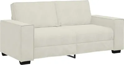 Produktbild von vidaXL 2-Sitzer-Sofa Creme 180x78x84 cm Samt