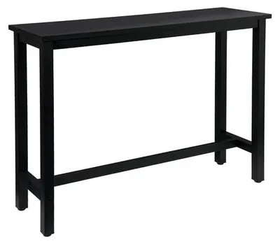 Obrázok produktu pre Čierny bistro stôl 140 x 40 x 100 cm – do interiéru aj exteriéru