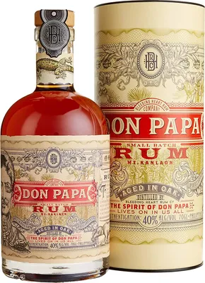 Produktbild von Don Papa 7 Years Old Single Island Rum 40% Vol. 0,7l in Geschenkbox