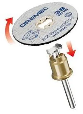 Obrázek produktu pro Dremel SC456, Řezací kotouč, Kov, 35000 ot/min, 3,8 cm, 5 kusů