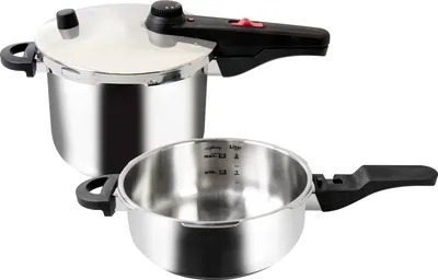 Produktbild von Kelomat Schnellkochtopf Alfa Set Induktion Ø22cm 6 + 3 Liter