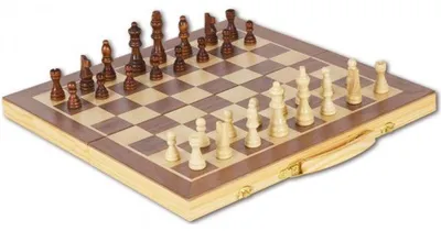 Image de Jeu d'échecs en bois - plateau 41 x 41 cm - jeu de société