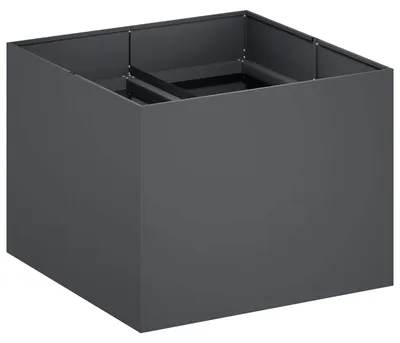 Produktbild von vidaXL Garten-Pflanzgefäß Anthrazit 80 x 80 x 60 cm