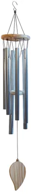 Produktbild von Klangspiel "Silber" 6 Klangstäbe Metall/Holz, 12x80cm