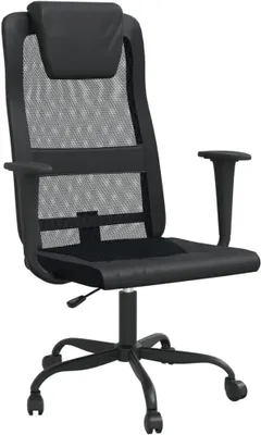Imagen del producto de Silla de oficina ergonómica, con altura ajustable y reposabrazos, color