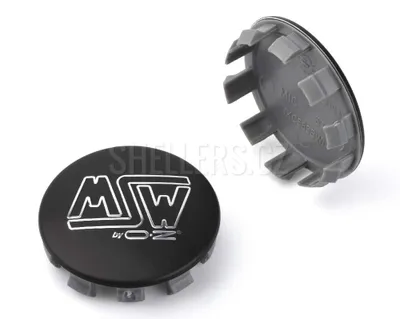 Obrázok produktu pre Stredový kryt zliatinového kolesa Ø 53,5/56,5 mm, MSW, čierny, plast M57C XC565BW
